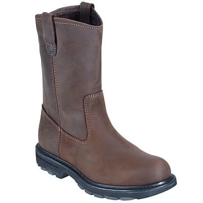 Wolverine Boots: Men's 4707 Brown Steel Toe EH SR Wellington Boots 3 Wolverine Boots: Men's 4707 Brown Steel Toe EH SR Wellington Boots