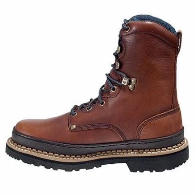 Georgia Boots: Men's Brown G8274 8 Inch Slip Resistant Work Boots 5 Georgia Boots: Men's Brown G8274 8 Inch Slip Resistant Work Boots - Image 3