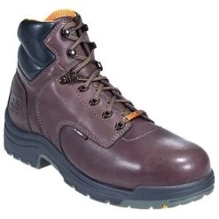 Timberland PRO Boots: Men's TiTAN 26078 Brown Alloy Toe Work Boots