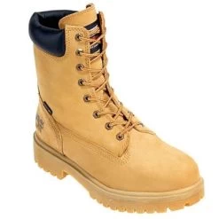 Timberland PRO Boots: Men's 26002 Waterproof Wheat Nubuck 8" Steel Toe Boots -Work Shoes Store image 70768