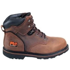 Timberland PRO Boots: Men's Pit Boss Brown 33034 EH Steel Toe Work Boots
