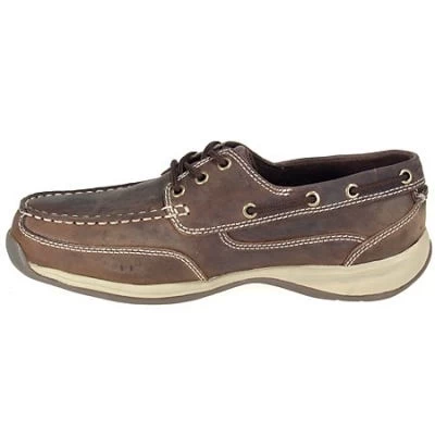 Rockport Works Shoes: Men's Steel Toe EH Leather Boat Shoes RK6736 5 Rockport Works Shoes: Men's Steel Toe EH Leather Boat Shoes RK6736 - Image 3
