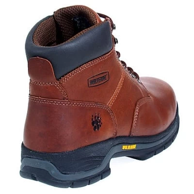 Wolverine Boots: Men's Brown 4906 Harrison Soft Toe Lace Up Work Boots 7 Wolverine Boots: Men's Brown 4906 Harrison Soft Toe Lace Up Work Boots - Image 5