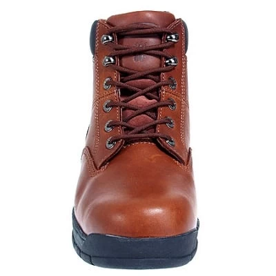 Wolverine Boots: Men's Brown 4906 Harrison Soft Toe Lace Up Work Boots 4 Wolverine Boots: Men's Brown 4906 Harrison Soft Toe Lace Up Work Boots - Image 2