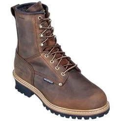 Carolina Boots: Men's Waterproof Insulated CA7821 Met Guard Logger Boots -Work Shoes Store image 77277