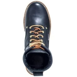 Carolina Boots: Men's Black Waterproof CA8823 Logger EH Work Boots -Work Shoes Store image 77371
