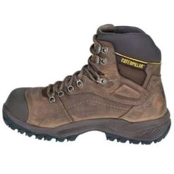 Caterpillar Boots: Men's Brown 89940 Diagnostic HI Insulated Waterproof Steel Toe Hiking Boots -Work Shoes Store image 78129 1