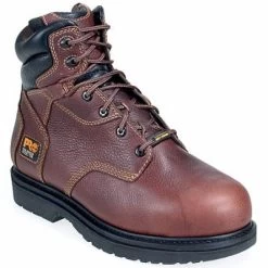 Timberland PRO Boots: Men's Flexshield 50504 Burgundy Met Guard Steel Toe Boots -Work Shoes Store image 78622