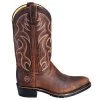 Double H Boots: Men's 2282 Brown Safety Toe USA-Made Cowboy Work Boots
