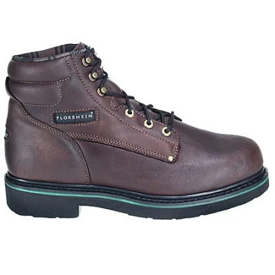 Florsheim FE665 Men's 6 Inch Brown Leather Steel-Toe EH Boot 3 Florsheim FE665 Men's 6 Inch Brown Leather Steel-Toe EH Boot