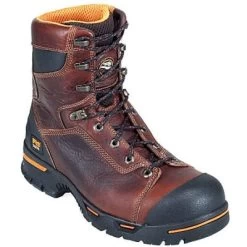 Timberland PRO Boots: Men's Endurance PR 52561 Brown 8" Steel Toe Work Boots -Work Shoes Store image 81227
