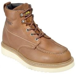 Wolverine Boots: Men's 8289 Steel Toe Wedge Sole Moc Toe Boots -Work Shoes Store image 81633
