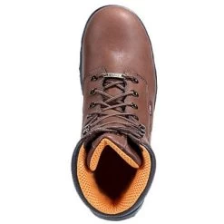 Timberland PRO Boots: Men's TiTAN 47019 Brown Waterproof Alloy Toe EH Boots -Work Shoes Store image 82694