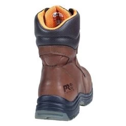 Timberland PRO Boots: Men's TiTAN 47019 Brown Waterproof Alloy Toe EH Boots -Work Shoes Store image 82695