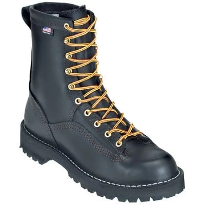 Danner Boots: Men's Black 14100 USA-Made Waterproof Rain Forest Boots 9 Danner Boots: Men's Black 14100 USA-Made Waterproof Rain Forest Boots - Image 7