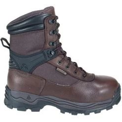 Rocky Boots: Men's Brown Steel Toe WP Insulated Rebel Work Boots 6486