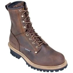 Carolina Boots: Men's Steel Toe Waterproof CA9821 EH Logger Boots -Work Shoes Store image 86751