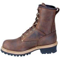 Carolina Boots: Men's Steel Toe Waterproof CA9821 EH Logger Boots -Work Shoes Store image 86755