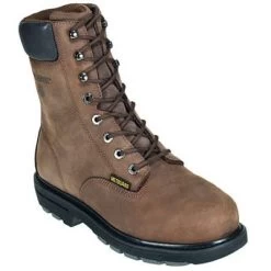 Wolverine Boots: Men's McKay 5680 8 Inch Met Guard Steel Toe Boots -Work Shoes Store image 88154