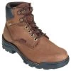 Wolverine Boots: Men's 5484 Durbin Waterproof Nubuck Brown Boots -Work Shoes Store image 91480