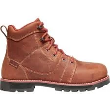 Keen Utility Boot: Women's 1022085 Gingerbread Black Seattle 6" Aluminum Toe Waterproof Work Boot