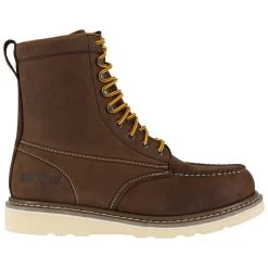 Iron Age Boot: Men's IA5081 Tan Reinforcer Steel Toe EH Wedge Boot -Work Shoes Store iron age ia5081 reinforcer 01