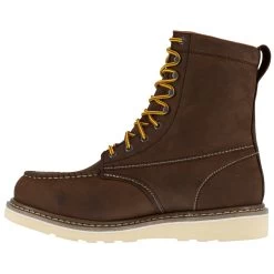 Iron Age Boot: Men's IA5081 Tan Reinforcer Steel Toe EH Wedge Boot -Work Shoes Store iron age ia5081 reinforcer 04