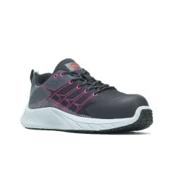 Merrell Shoes: Women's J005174 Black Fuchsia Carbon Fiber Toe Moab Flight EH Athletic Work Shoe