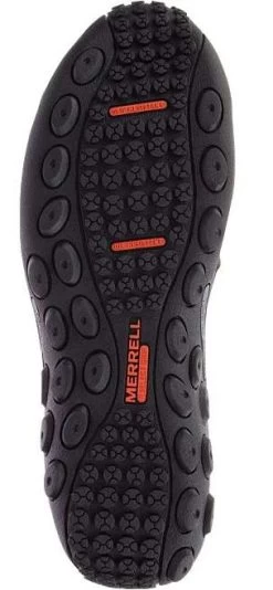 Merrell Shoes: Men's J099317 Black Jungle Moc Composite Toe Slip Resistant Slip On Work Shoe