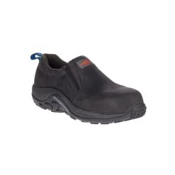 Merrell Shoes: Men's J099379 Black Jungle Moc Composite Toe Slip Resistant SD Slip On Work Shoe -Work Shoes Store j099379 3 2