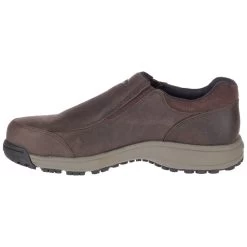 Merrell Shoes: Men's J20995 Brown Sutton Moc Steel Toe Slip Resistant Slip On Work Shoe 9 Merrell Shoes: Men's J20995 Brown Sutton Moc Steel Toe Slip Resistant Slip On Work Shoe -Work Shoes Store j20995 1