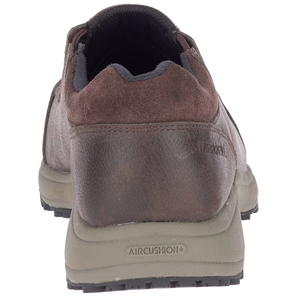 Merrell Shoes: Men's J20995 Brown Sutton Moc Steel Toe Slip Resistant Slip On Work Shoe 4 Merrell Shoes: Men's J20995 Brown Sutton Moc Steel Toe Slip Resistant Slip On Work Shoe - Image 2