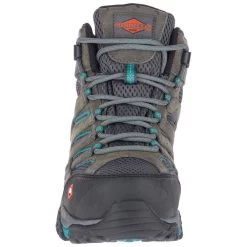 Merrell Boots: Women's J42076 Pewter Teal Moab Vertex Mid Composite Toe Waterproof Work Boot 12 Merrell Boots: Women's J42076 Pewter Teal Moab Vertex Mid Composite Toe Waterproof Work Boot -Work Shoes Store j42076 2