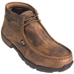 Justin Boots: Men's 235 Dark Brown Steel Moc Toe EH Work Boots 11 Justin Boots: Men's 235 Dark Brown Steel Moc Toe EH Work Boots -Work Shoes Store justin 235 p 01