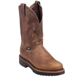Justin Boots: Men's 4440 Gaucho Brown EH Wellington Boots 11 Justin Boots: Men's 4440 Gaucho Brown EH Wellington Boots -Work Shoes Store justin 4440 p 01
