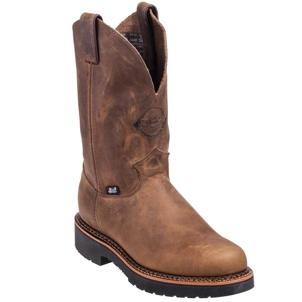 Justin Boots: Men's 4440 Gaucho Brown EH Wellington Boots 5 Justin Boots: Men's 4440 Gaucho Brown EH Wellington Boots - Image 3