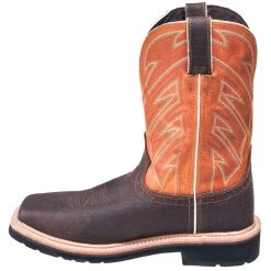 Justin Boots: Men's SE4561 Steel Toe EH Stampede Cowboy Work Boots -Work Shoes Store justin 4561 090 i 01