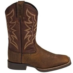 Justin Boots: Men's 7222 Dark Brown 11-Inch Chet Cowboy Boots -Work Shoes Store justin 7222 o 01
