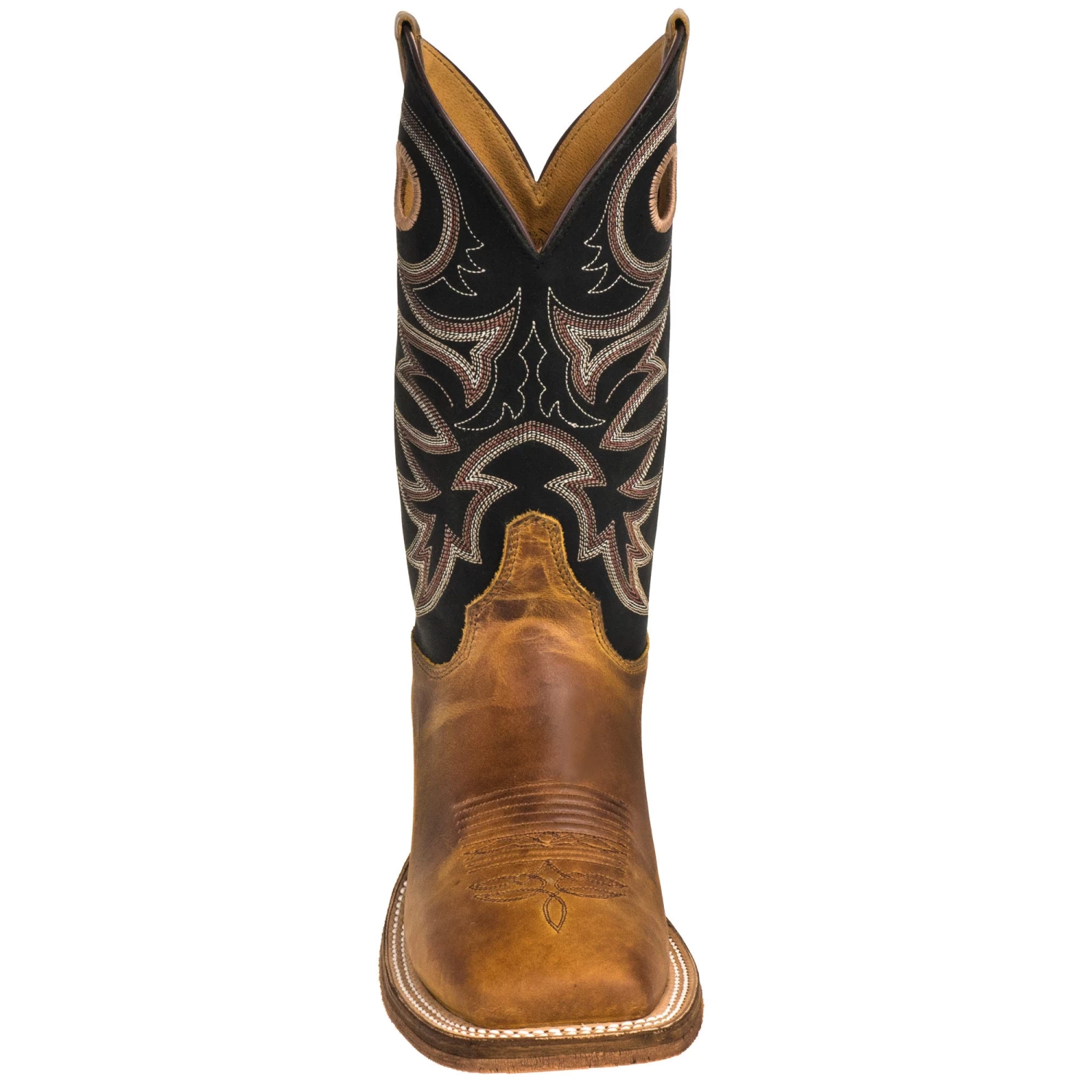 Justin Boots: BR740 Men's Brown Leather Caddo Cowboy Boots 8 Justin Boots: BR740 Men's Brown Leather Caddo Cowboy Boots - Image 6