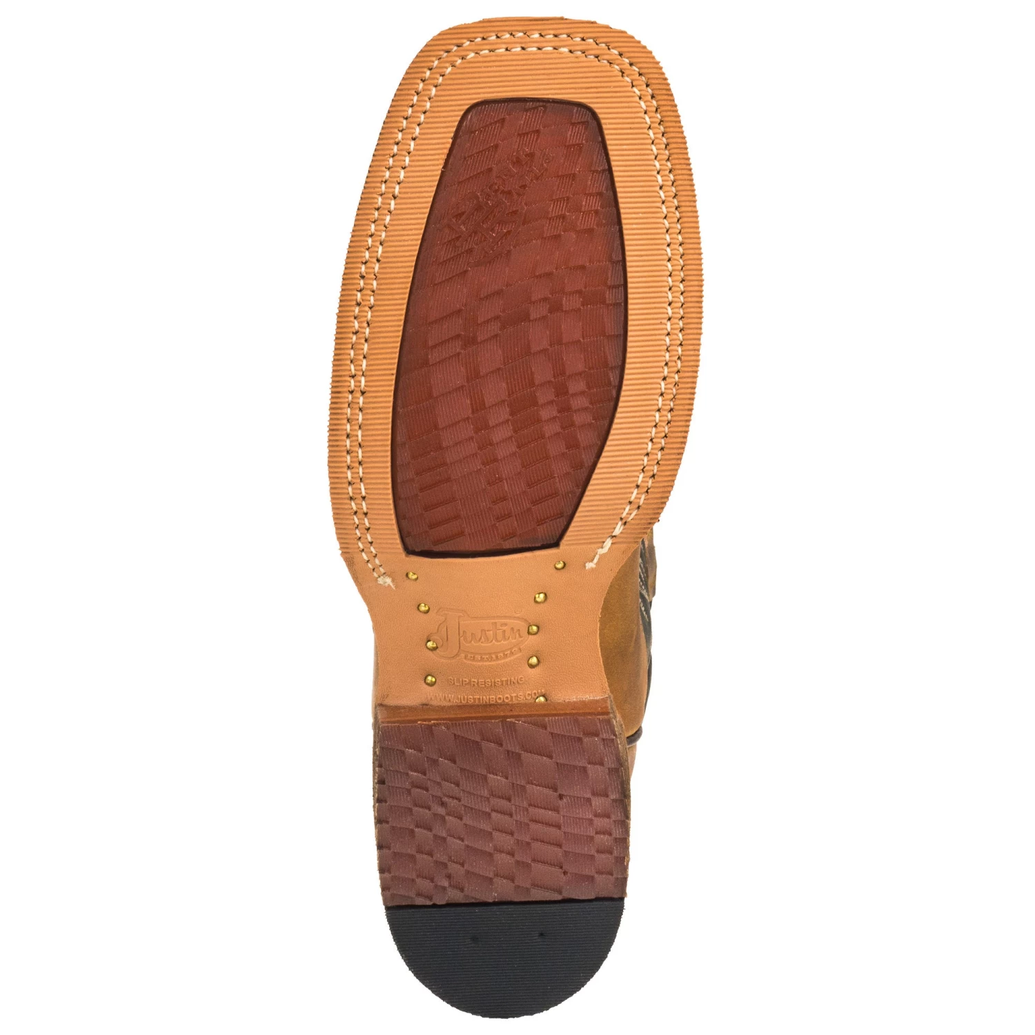 Justin Boots: BR740 Men's Brown Leather Caddo Cowboy Boots 3 Justin Boots: BR740 Men's Brown Leather Caddo Cowboy Boots