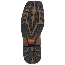 Justin Boots: Brown GR9050 Men's Waterproof George Strait Fireman Cowboy Boots