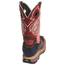 Justin Boots: Men's WK2115 Waterproof Steel Toe EH Dark Chestnut Pull-On Boots 15 Justin Boots: Men's WK2115 Waterproof Steel Toe EH Dark Chestnut Pull-On Boots -Work Shoes Store justin wk2115 b 01