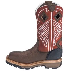 Justin Boots: Men's WK2115 Waterproof Steel Toe EH Dark Chestnut Pull-On Boots 13 Justin Boots: Men's WK2115 Waterproof Steel Toe EH Dark Chestnut Pull-On Boots -Work Shoes Store justin wk2115 i 01