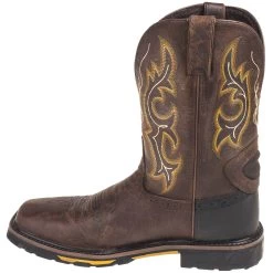 Justin Boots: Men's SE4624 Rustic Barnwood Hybred EH Cowboy Boots -Work Shoes Store justin wk4624 i 01