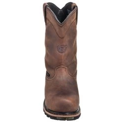 Justin Boots: Men's WK4630 Brown 10" Composite Toe Boots -Work Shoes Store justin wk4630 f 01