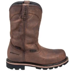Justin Boots: Men's WK4630 Brown 10" Composite Toe Boots -Work Shoes Store justin wk4630 o 01
