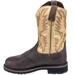 Justin Boots: Men's SE4661 Brown Stampede Steel Toe Cowboy Boots 13 Justin Boots: Men's SE4661 Brown Stampede Steel Toe Cowboy Boots -Work Shoes Store justin wk4661 i 01