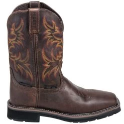 Justin Boots: Men's Steel Toe SE4690 Waterproof Stampede Work Boots -Work Shoes Store justin wk4690 o 01