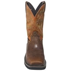 Justin Boots: Men's SE4812 Tan Composite Toe EH Non-Metallic Stampede Work Boots -Work Shoes Store justin wk4812 090 f 01