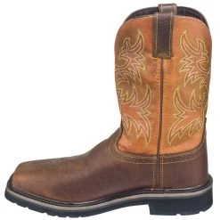 Justin Boots: Men's SE4812 Tan Composite Toe EH Non-Metallic Stampede Work Boots -Work Shoes Store justin wk4812 090 i 01